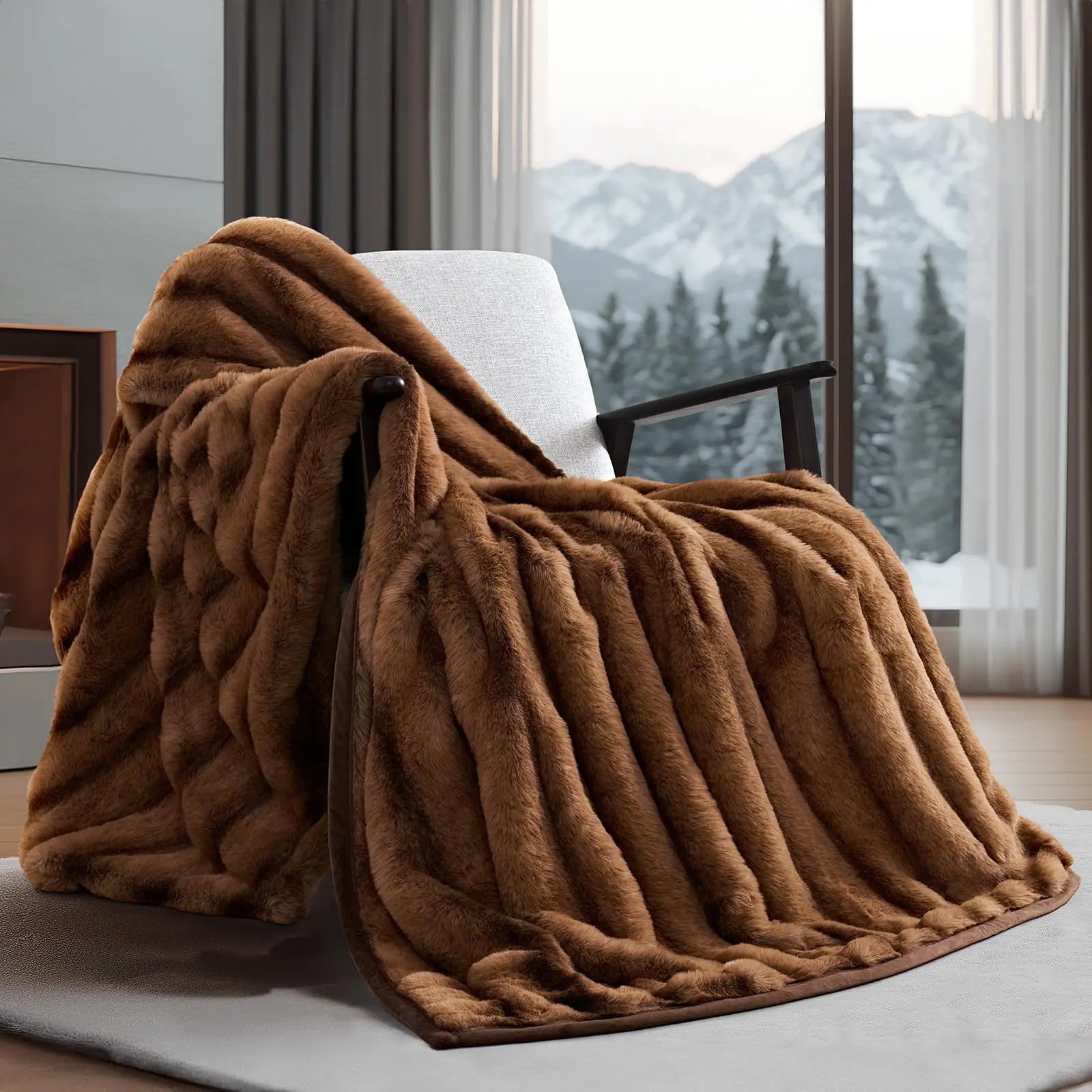 Cozy Mocha Blanket